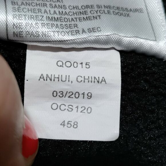 Snozu Performance Boys XS (4) Full Zip Hooded Jacket Black Adjustable Cuffs‎ EUC - Picture 9 of 10